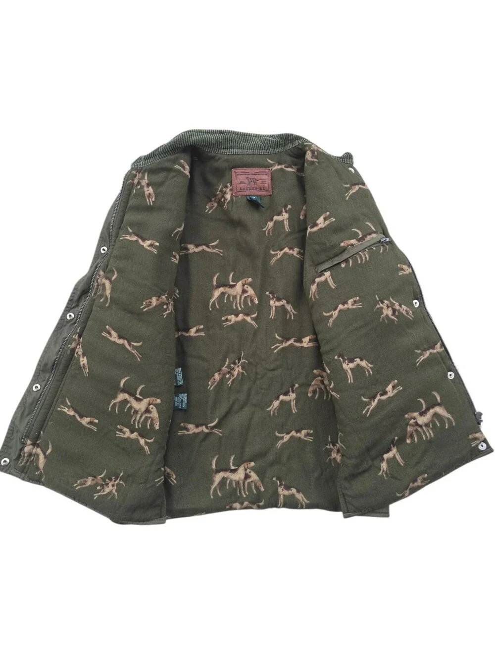 Lauren Ralph Lauren Authentic Dry Goods Supply Unisex Cargo Vest Army Green Med